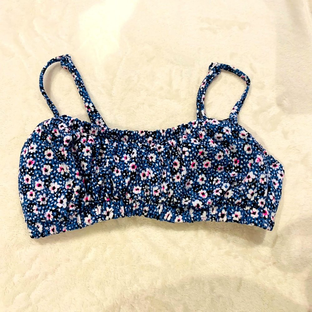 NWT Target Xhilaration Bikini Top Adjustable Straps Tie Back Size M